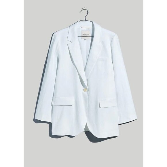 Madewell Jackets & Blazers - Madewell $158 The Larsen Blazer in Linen White Size S NJ530